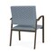 Lesro Newport Wide Guest Chair Metal Frame, Bronze, RS Rain Song Upholstery NP1201 - alternate 3